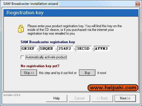 sam 2 broadcaster serial key